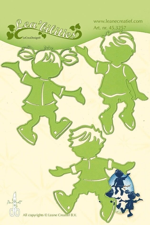 Scrapbooking Leane Creatief Stencils Set de șabloane de tăiat 3 buc.