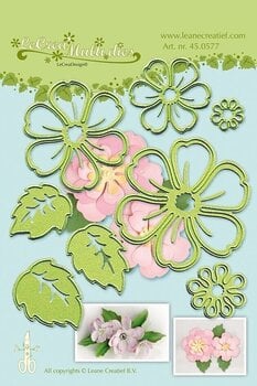Scrapbooking Leane Creatief Stencils Set predložaka za rezanje 8 kom - 1