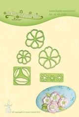 Scrapbooking Leane Creatief Stencils Set de șabloane de tăiat 9 Bucăți