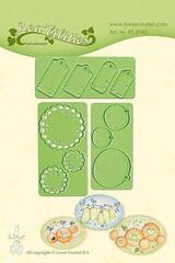 Scrapbooking Leane Creatief Stencils Set de șabloane de tăiat 10 Bucăți