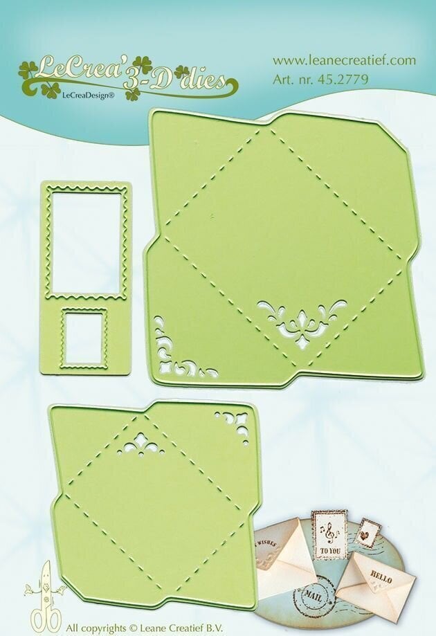 Scrapbooking Leane Creatief Stencils Silicone Stamps 3 kom