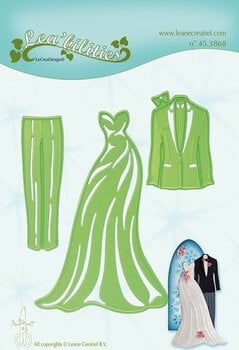 Scrapbooking Leane Creatief Stencils Set predložaka za rezanje 3 kom - 1