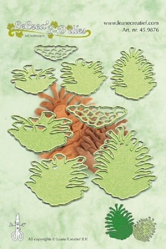 Scrapbooking Leane Creatief Stencils Set de șabloane de tăiat 8 Bucăți