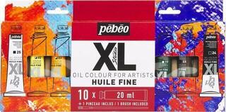 Ölfarbe Pébéo Oil Paint Ölgemälde Mix 10 x 20 ml 10 Stück