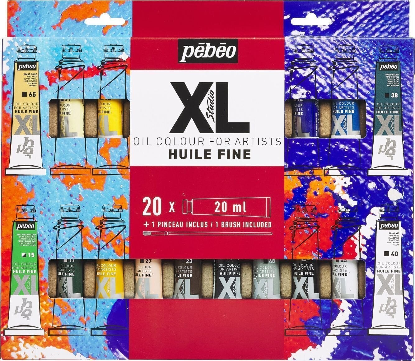 Oljna barva Pébéo Oil Paint Oljna barva Mešajte 20 x 20 ml 20 kos