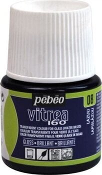 Barva za steklo Pébéo Vitrea Barva za steklo Lazuli 45 ml 1 kos - 1