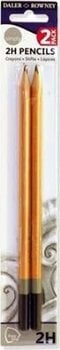 Creion grafit Daler Rowney Pencils Set creioane pentru artiști HB 2 buc. - 1