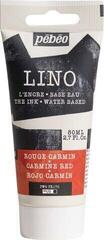 Culoare pentru linogravură Pébéo Lino Paint Culoare pentru linogravură Carmine Red 80 ml