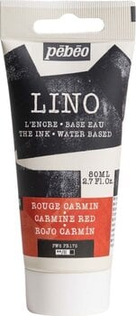 Culoare pentru linogravură Pébéo Lino Paint Culoare pentru linogravură Carmine Red 80 ml - 1