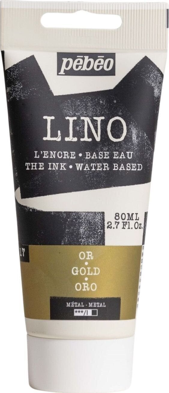 Linoväri Pébéo Lino Paint Linoväri Gold 80 ml
