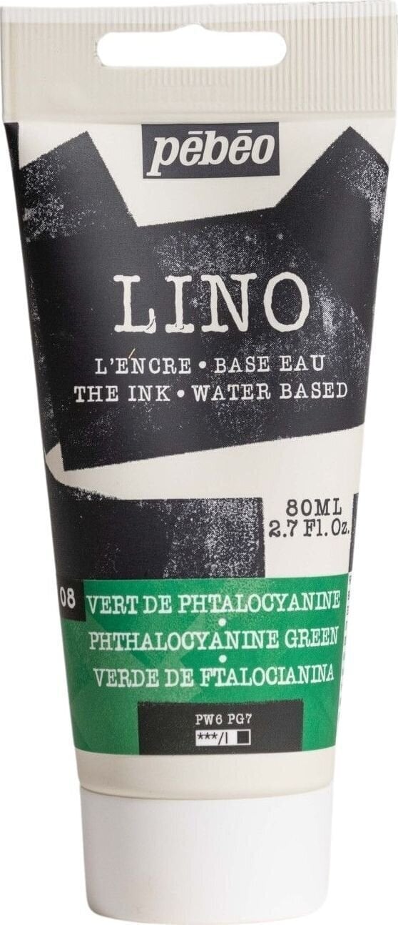 Linoväri Pébéo Lino Paint Linoväri PhthaloCyanine Green 80 ml