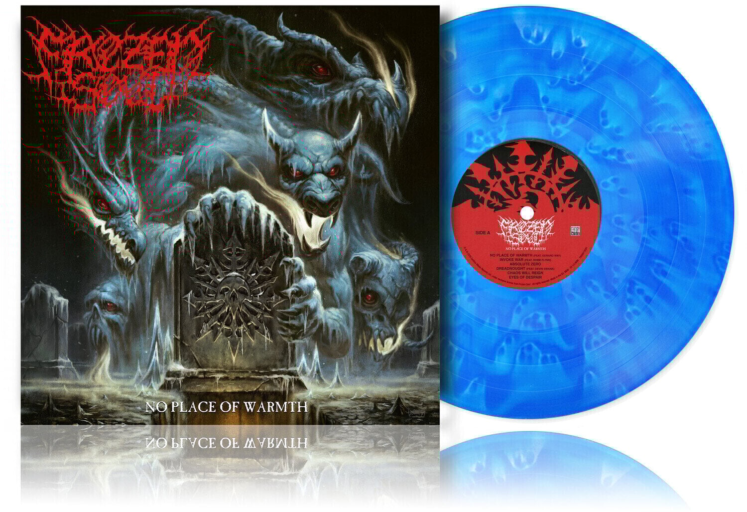 LP Frozen Soul - No Place Of Warmth (Indie Exclusive) (Limited Edition) (Cobalt Ghost Coloured) (LP)