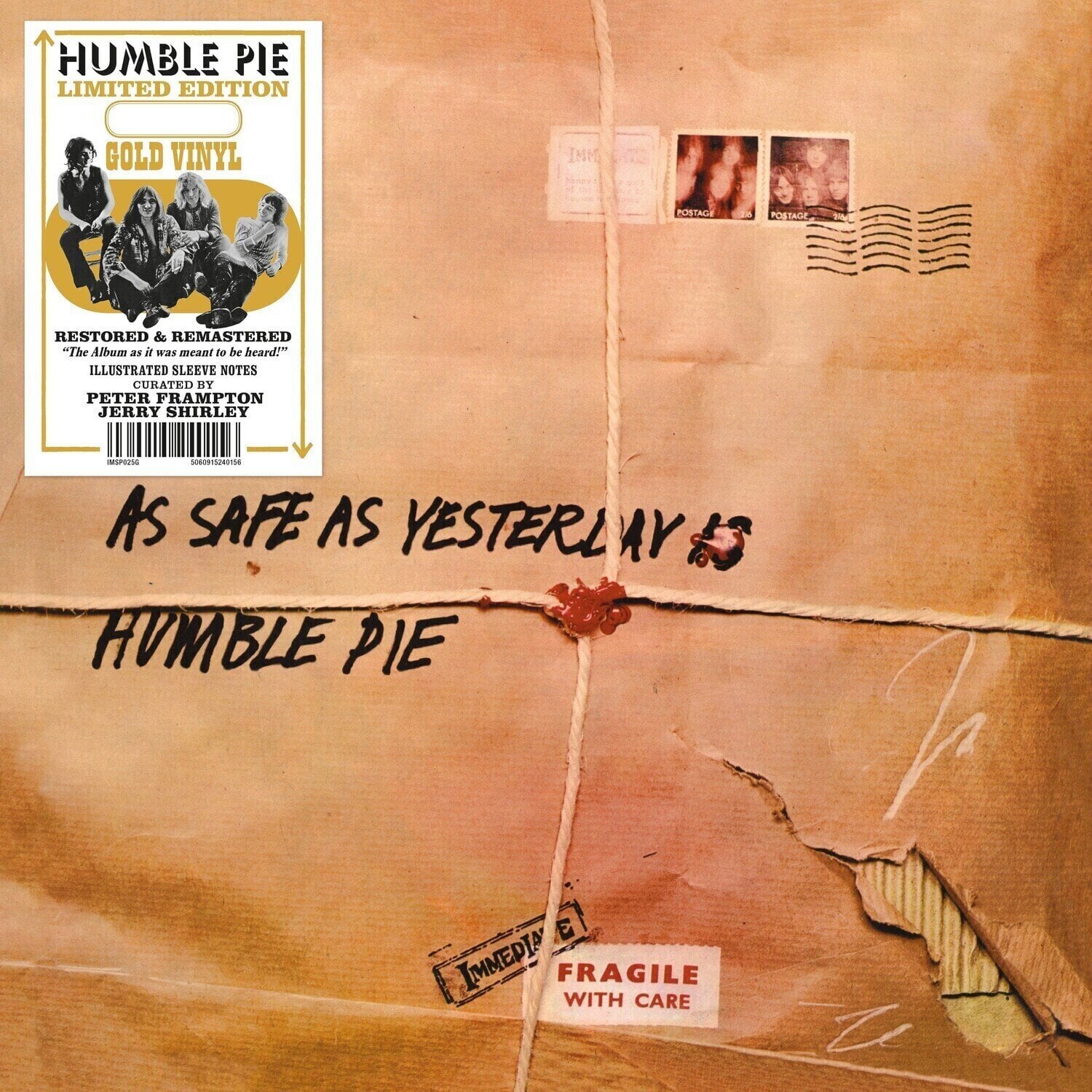 Disco de vinil Humble Pie - As Safe As Yesterday Is (Reissue) (Limited Edition) (Gold Coloured) (LP)