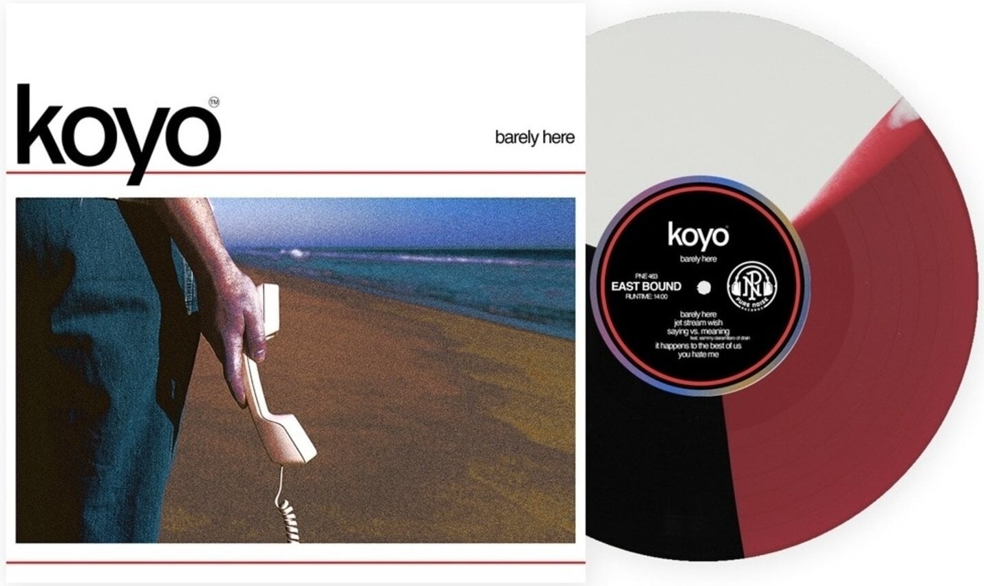 Vinyl Record Koyo - Barely Here (Indie Exclusive) (White/Black/Oxblood Pie Coloured) (LP)