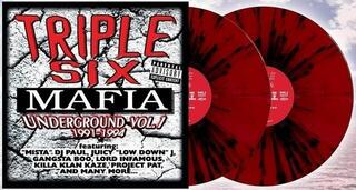 Disque vinyle Three 6 Mafia - Underground. Vol. 1: 1991-1994 (Red/Black Splash Coloured) (2 LP)