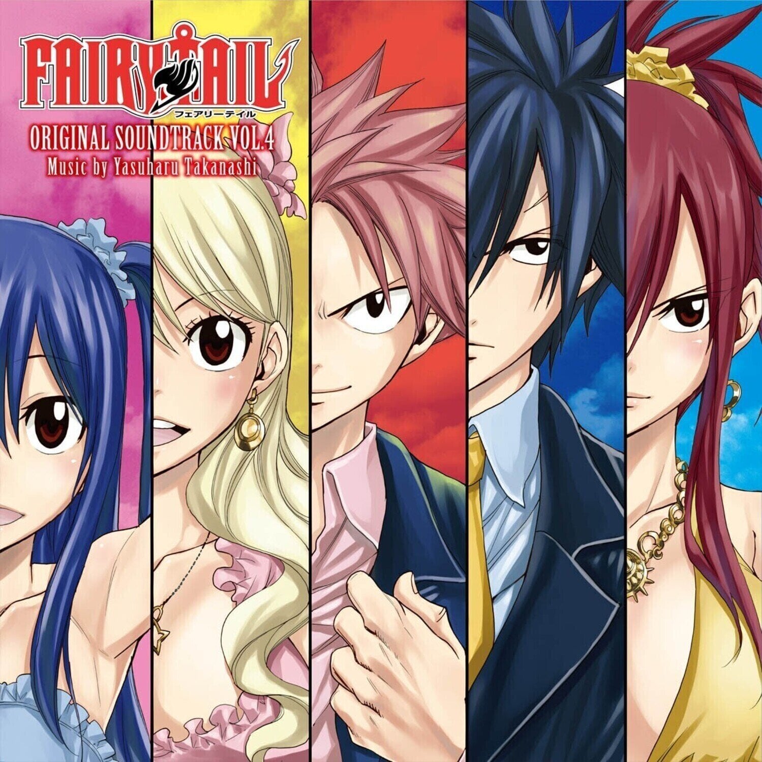 Грамофонна плоча Yasuharu Takanashi - Fairy Tail Vol. 4 (O.S.T.) (Box Set) (Anniversary Edition) (Clear Red Coloured) (3 LP)
