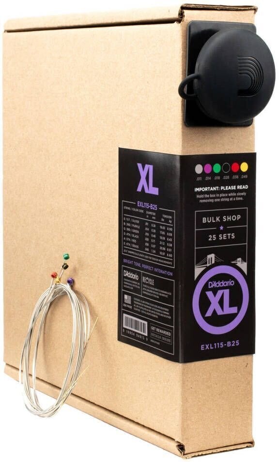 E-guitar strings D'Addario EXL115-B25 E-guitar strings