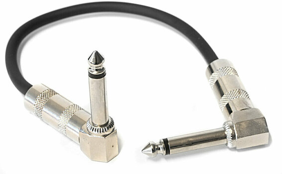 Propojovací kabel, Patch kabel Lewitz TGC-305 Černá 15 cm Lomený - Lomený - 1