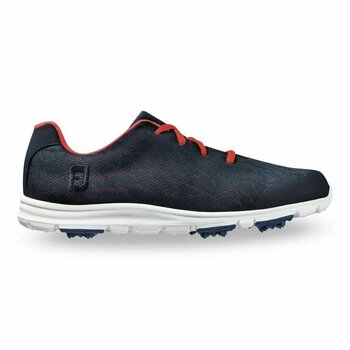 Golfskor för dam Footjoy Enjoy Navy/Papaya 37 Golfskor för dam - 1