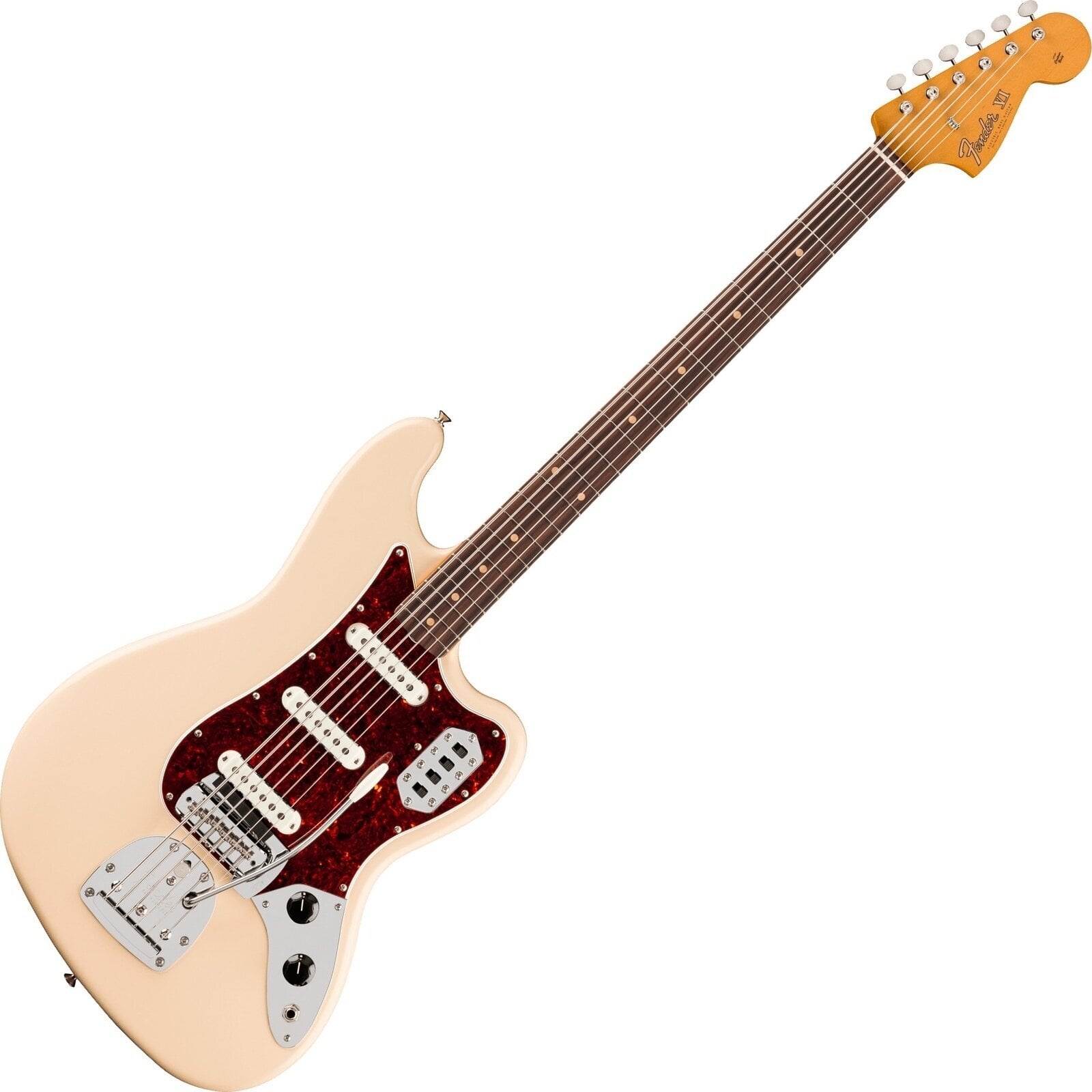 6 strunska bas kitara Fender Vintera III Early '60s Bass VI RW Olympic White 6 strunska bas kitara