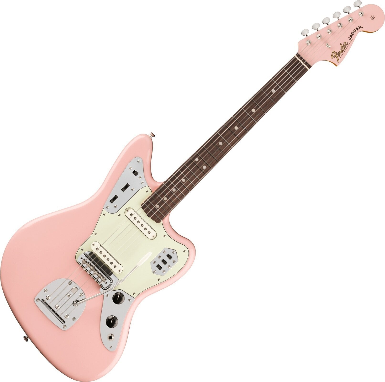 Elektrikitarr Fender Vintera III Mid '60s Jaguar RW Shell Pink Elektrikitarr
