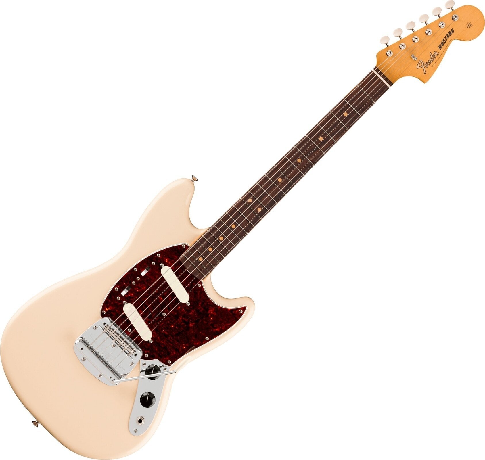 Električna kitara Fender Vintera III Mid '60s Mustang RW Olympic White Električna kitara