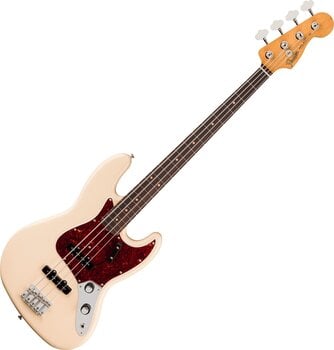 Baixo de 4 cordas Fender Vintera III Early '60s Jazz Bass RW Olympic White Baixo de 4 cordas - 1