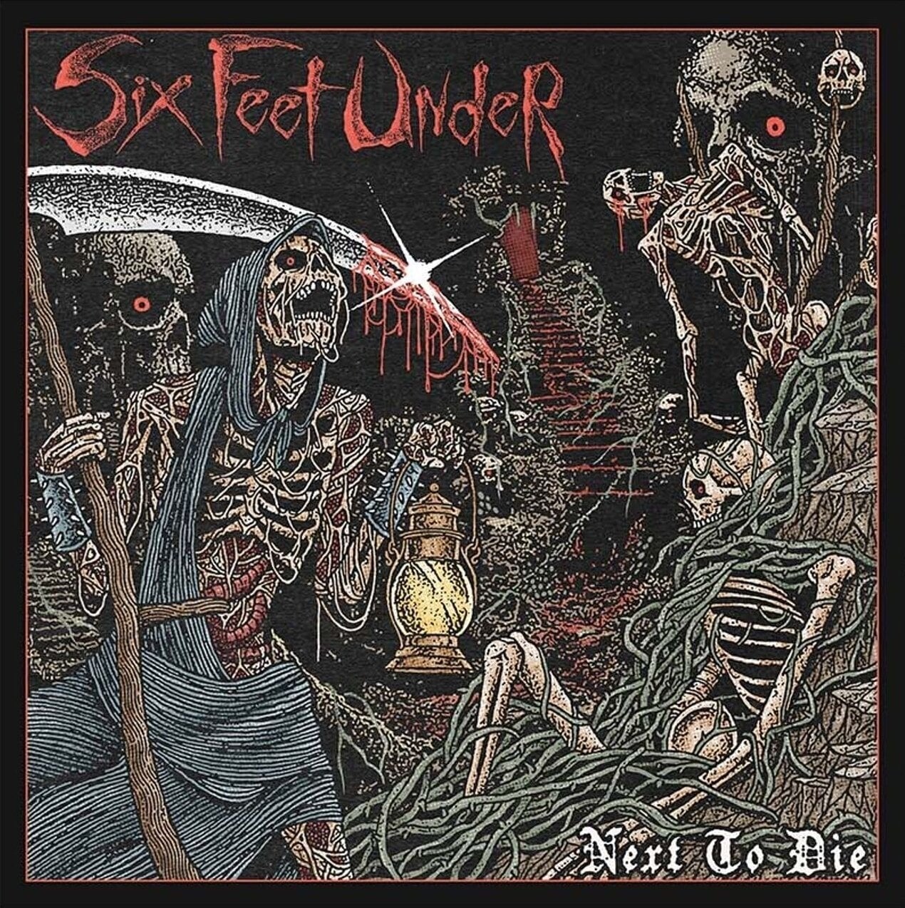 Vinüülplaat Six Feet Under - Next To Die (Bone Brown Coloured) (LP)