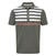 Polo Shirt Footjoy Stretch Pique with Graphic Stripes Granite/White/Watermelon S