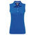 Camisa pólo Footjoy Interlock Sleeveless Solid Womens Polo Shirt Royal M