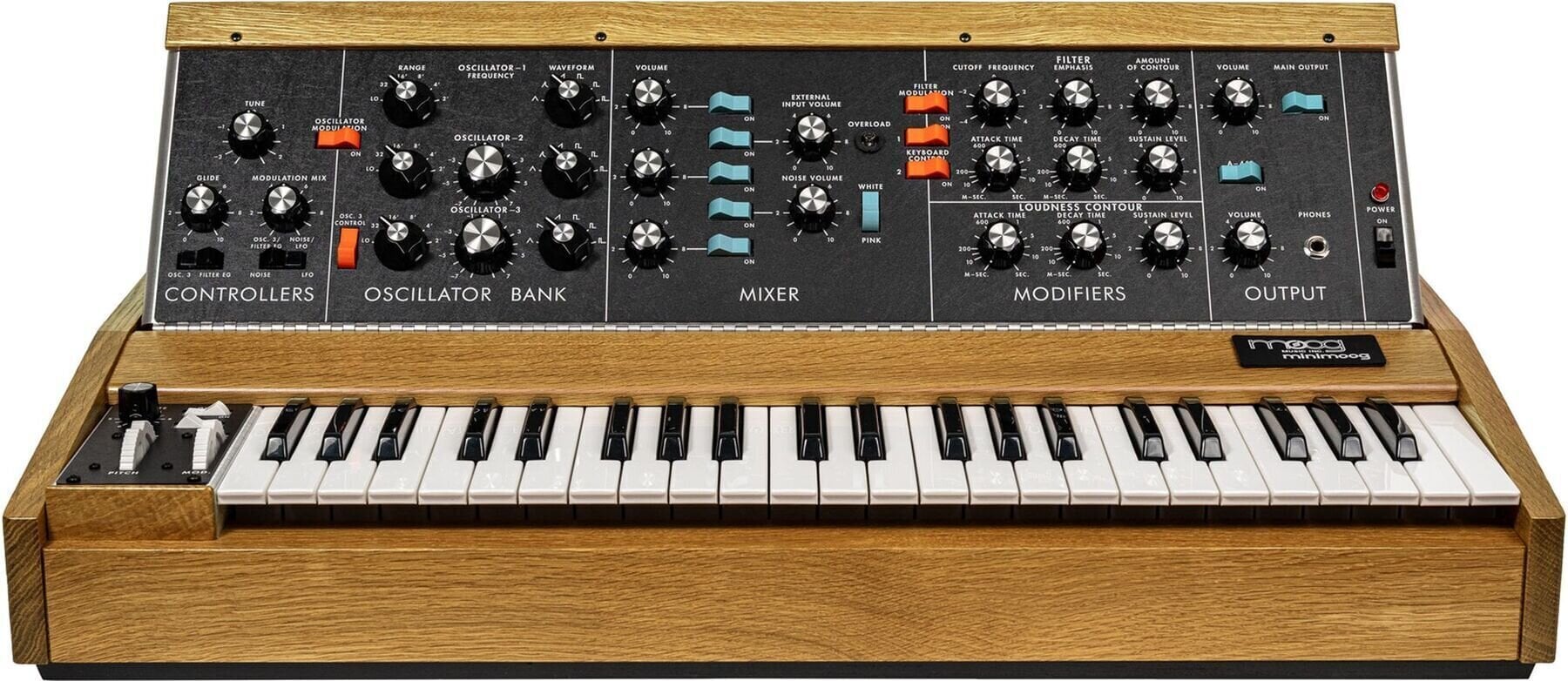 Synthesizer MOOG Minimoog Model D Bob Moog Tribute Edition Synthesizer Oak