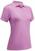 Polo Shirt Callaway Chevron Polka Dot Womens Polo Shirt Fuchsia Pink M
