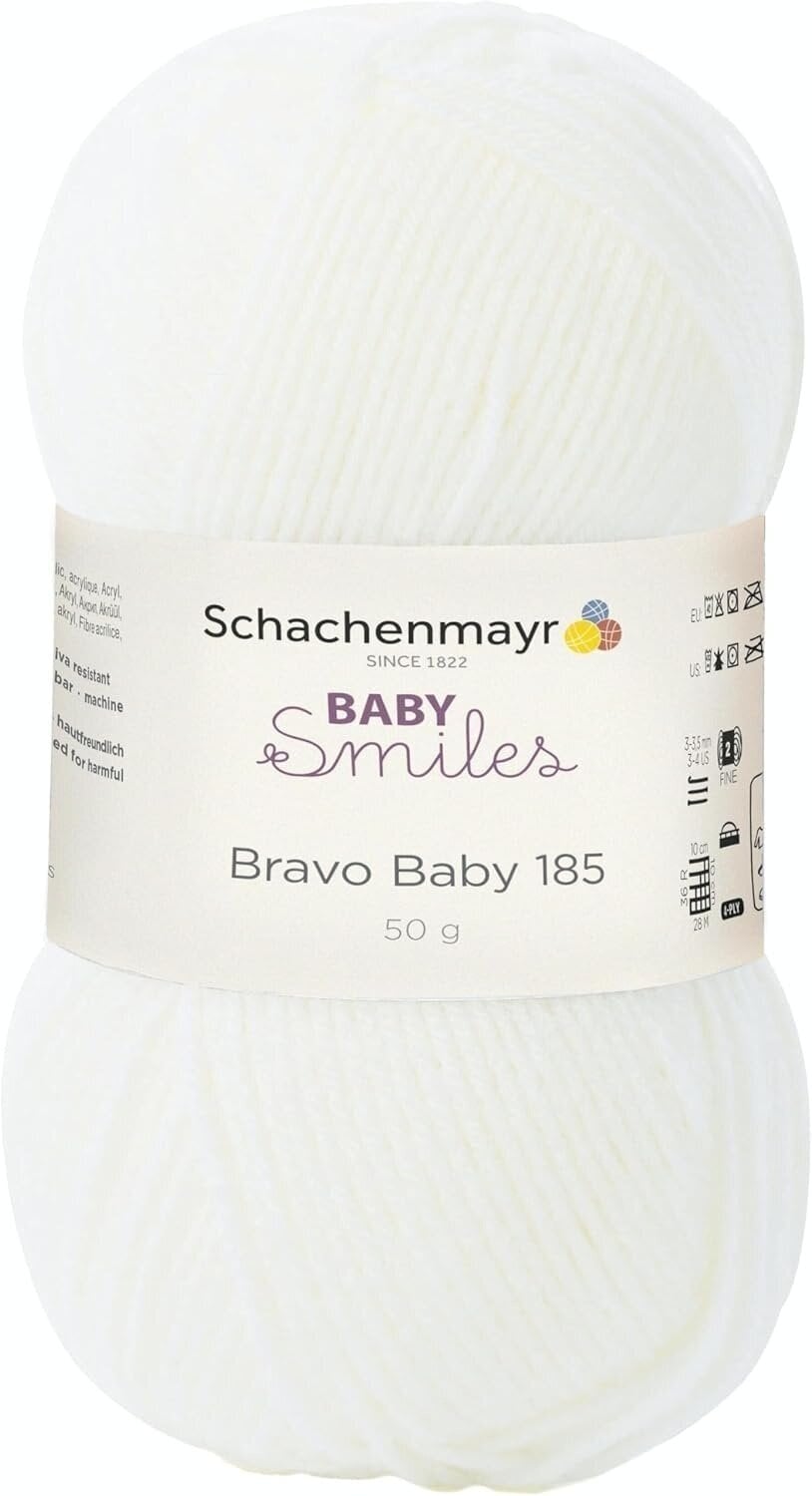 Kudumislõng Schachenmayr Bravo Baby 185 1002 Kudumislõng