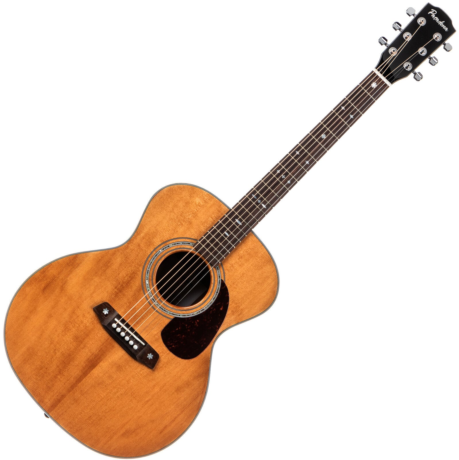 Guitare acoustique Jumbo Pasadena PG-450 All Solid Vintage Natural Guitare acoustique Jumbo