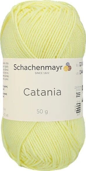 Пряжа для в'язання Schachenmayr Catania 00100 Mimosa Пряжа для в'язання