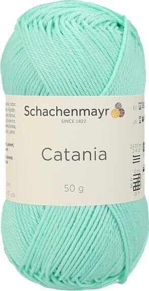Fios para tricotar Schachenmayr Catania 00385 Mint Fios para tricotar