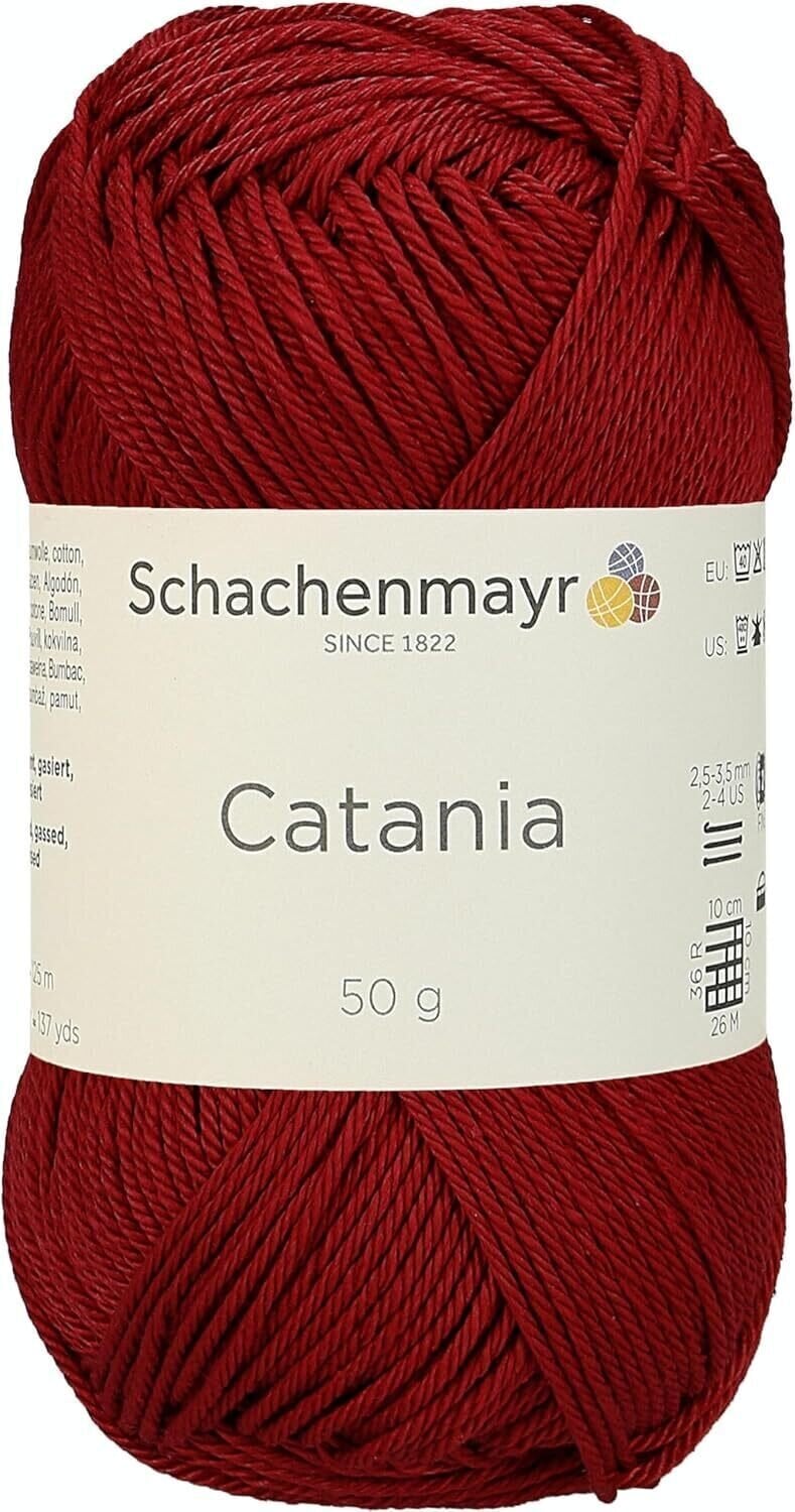 Knitting Yarn Schachenmayr Catania 00424 Cherry Knitting Yarn