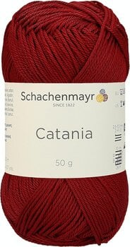 Knitting Yarn Schachenmayr Catania 00424 Cherry Knitting Yarn - 1