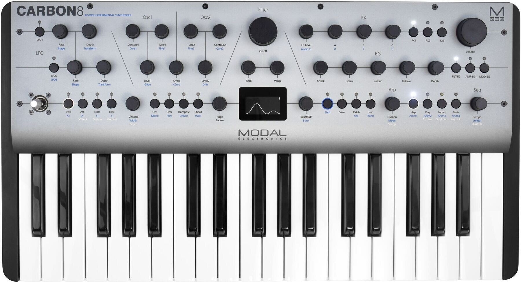 Syntezatory Modal Electronics Carbon 8 Syntezatory Grey