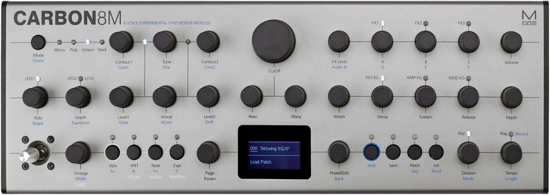 Syntezatory Modal Electronics Carbon 8M Syntezatory Grey