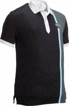 Polo Shirt Callaway Bold Linear Print Mens Polo Shirt Caviar 2XL - 1