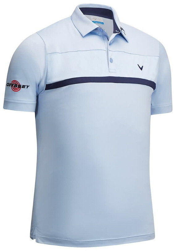 Pikétröja Callaway Premium Tour Players Mens Polo Shirt Brunnera Blue XL