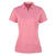 Camiseta polo Callaway 1/4 Zip Heathered Womens Polo Shirt Fuchsia Pink L