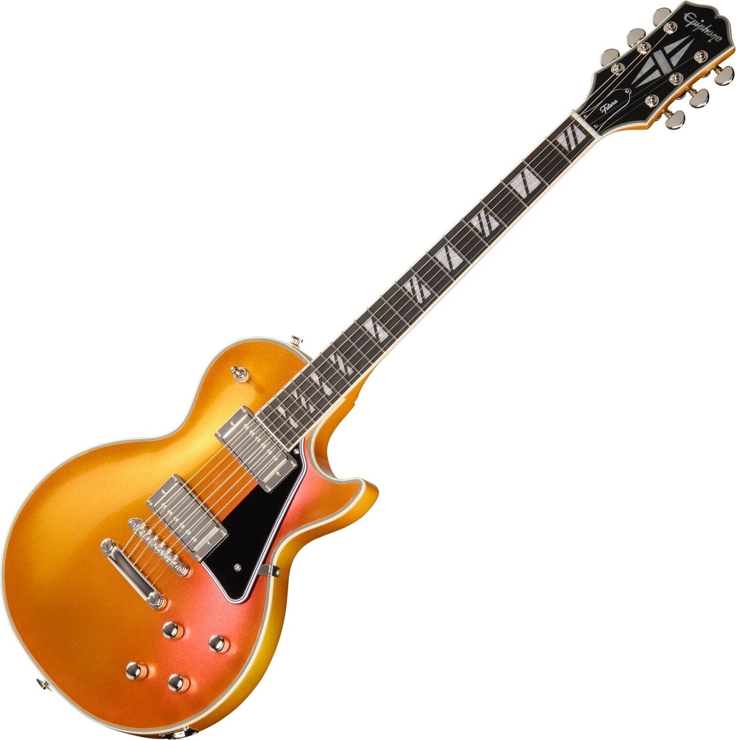 E-Gitarre Epiphone Les Paul Custom Futura Firestorm Shift E-Gitarre