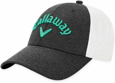 Καπέλο Callaway Ladies Heathered Cap 19 Charcoal/White - 1