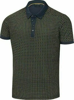 Camisa pólo Galvin Green Monte Ventil8 Mens Polo Shirt Navy/Lemon Chrome XL - 1