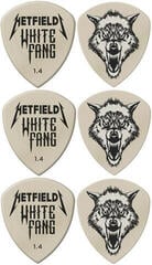 Médiators Dunlop PH122P140 James Hetfield White Fang Custom Flow 1.4 Player Pack Médiators