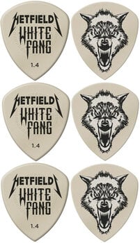 Pengető Dunlop PH122P140 James Hetfield White Fang Custom Flow 1.4 Player Pack Pengető - 1