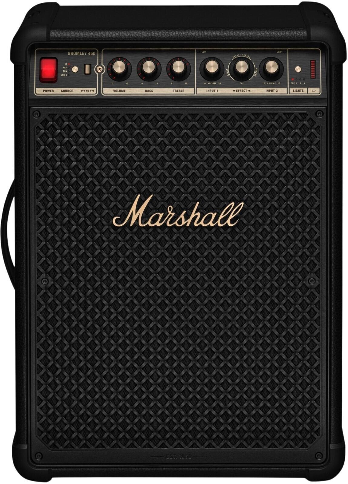 Partybox Marshall Bromley 450 Black & Brass Partybox