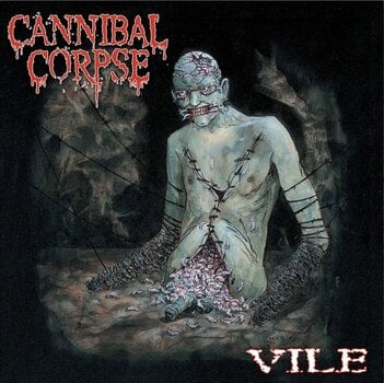 Disco in vinile Cannibal Corpse - Vile (Zombie Brains: Grey/Red Streaks Coloured) (LP) - 1